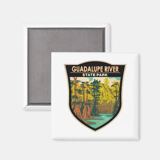 Guadalupe River State Park Texas  Magneet (Voorkant / Achterkant)