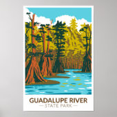 Guadalupe River State Park Texas Poster (Voorkant)