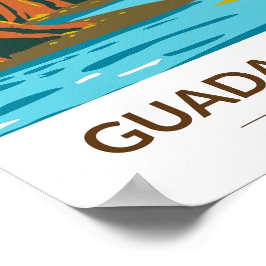 Guadalupe River State Park Texas  Poster (Hoek)