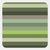 Guadalupe River Stripes Vierkante Sticker (Voorkant)