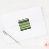 Guadalupe River Stripes Vierkante Sticker (Envelop)