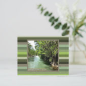 Guadalupe rivier in Gruene, Texas Briefkaart (Staand voorkant)