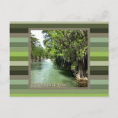 Guadalupe rivier in Gruene, Texas Briefkaart (Voorkant)