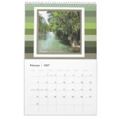 Guadalupe rivier in Gruene, Texas Kalender (Feb 2027)