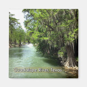 Guadalupe, rivier in Gruene, Texas Magnet