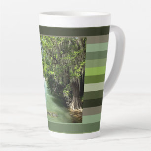 Guadalupe rivier in Gruene, Texas Two-Tone Coffee  Latte Mok