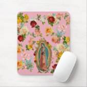 Guadalupe Roos Mousepad Muismat (Met muis)