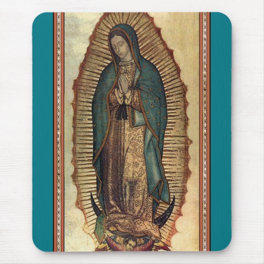 Guadalupe Sampler Mousepad Muismat (Voorkant)