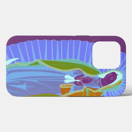 Guadalupe Ultraviolet Case-Mate iPhone Case (Achterkant (horizontaal))