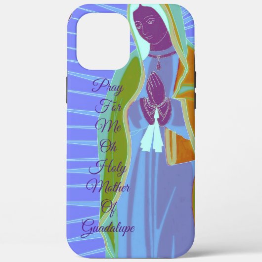 Guadalupe Ultraviolet Hoesje-Mate iPhone Case (Achterkant)