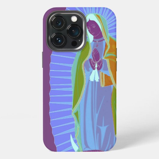 Guadalupe Ultraviolet iPhone Hoesje (Achterkant)