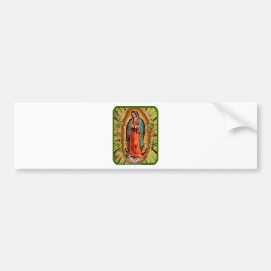 GUADALUPE VIRGIN 03  PRODUCTEN BUMPERSTICKER (Voorkant)