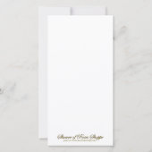 Guadalupe Virgin Mary Funeral condoléance Spain T Bedankkaart (Achterkant)