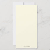 Guadalupe Virgin Mary Funeral condoléances Spaans Bedankkaart (Achterkant)