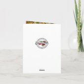 Guadalupe Virgin Mary Funeral condoléances Spaans Bedankkaart (Achterkant)