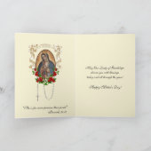 Guadalupe Virgin Mary Moederdag Kaart (Binnen)