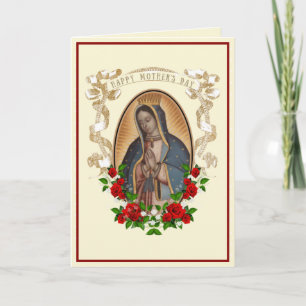 Guadalupe Virgin Mary Moederdag Kaart