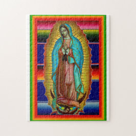 Guadalupe Zarape Tilma Afbeelding Puzzle Legpuzzel