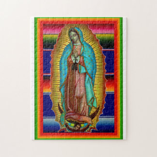 Guadalupe Zarape Tilma Afbeelding Puzzle Legpuzzel