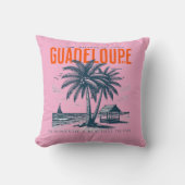Guadeloupe 971: Souvenirs Tropicales  Kussen (Voorkant)
