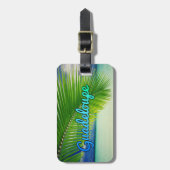 Guadeloupe Bagagelabel (Voorkant verticaal)