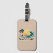 GUADELOUPE BAGAGELABEL (Voorkant (verticaal))