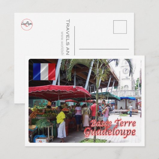Guadeloupe - Basse Terre - Briefkaart (Voorkant / Achterkant)