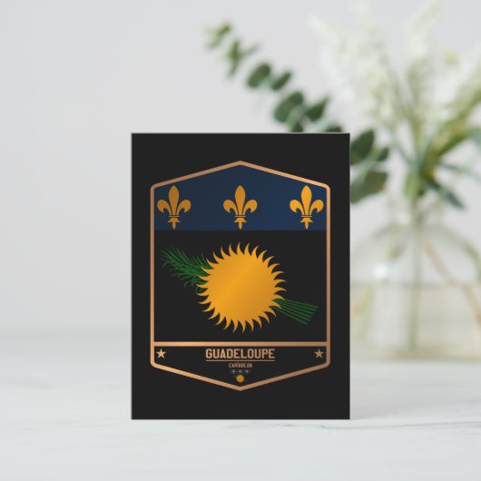 Guadeloupe Briefkaart (Staand voorkant)