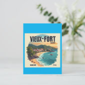 GUADELOUPE BRIEFKAART (Staand voorkant)