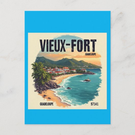 GUADELOUPE BRIEFKAART (Voorkant)