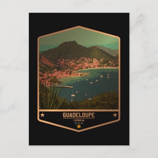 Guadeloupe Briefkaart (Voorkant)