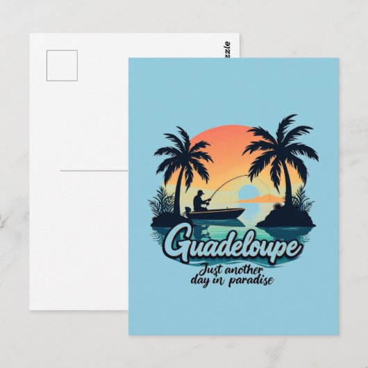 GUADELOUPE BRIEFKAART (Voorkant / Achterkant)