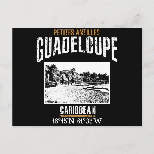 Guadeloupe Briefkaart (Voorkant)