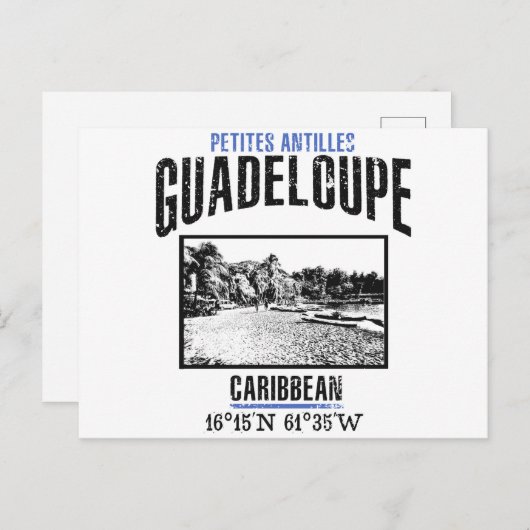 Guadeloupe Briefkaart (Voorkant / Achterkant)
