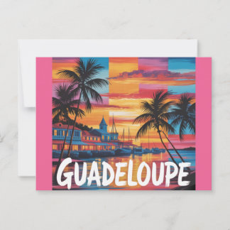 Guadeloupe briefkaart