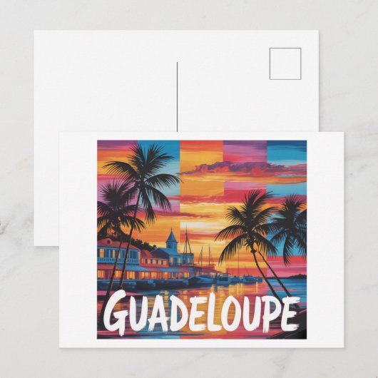 Guadeloupe Briefkaart (Voorkant / Achterkant)
