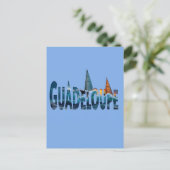 GUADELOUPE BRIEFKAART (Staand voorkant)