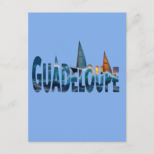 GUADELOUPE BRIEFKAART (Voorkant)