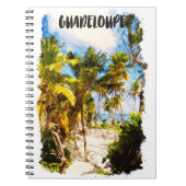 Guadeloupe Caribbean Tropical Island Reizen Notitieboek (Voorkant)