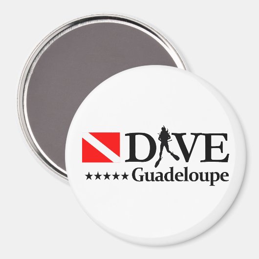 Guadeloupe DV4 Magneet (Voorkant / Achterkant)