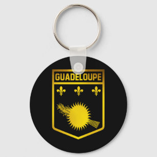 Guadeloupe Emblem Sleutelhanger