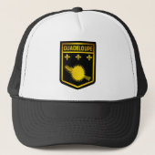 Guadeloupe Emblem Trucker Pet (Voorkant)