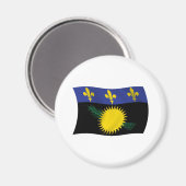 Guadeloupe Flag Magnet (Voorkant / Achterkant)