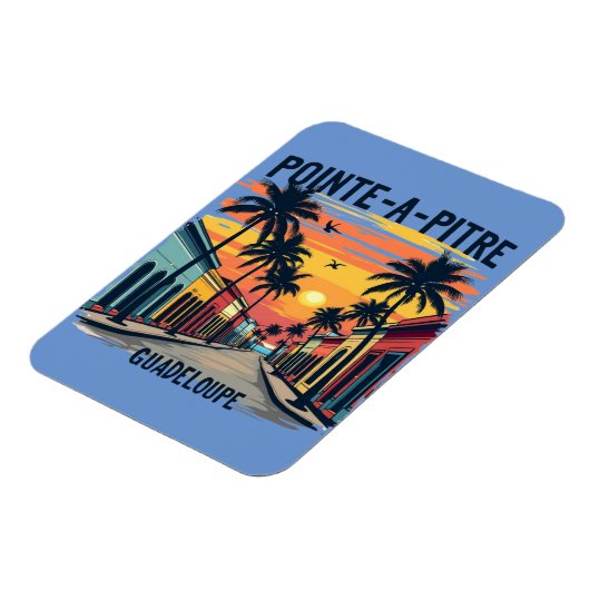 Guadeloupe Flexible Magnet - Slaap in gedachten Magneet (Linkerzijde)