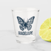 Guadeloupe-glas - Papilia-meubel en ankers Shot Glas (Voorkant)