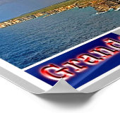 Guadeloupe - Grande Terre - Poster (Hoek)
