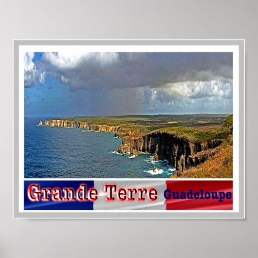 Guadeloupe - Grande Terre - Poster (Voorkant)