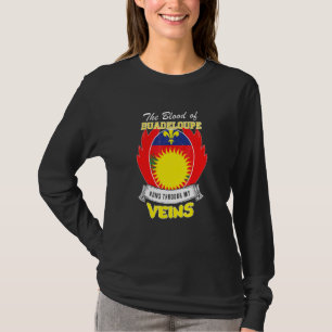 Guadeloupe in mijn aderen t-shirt