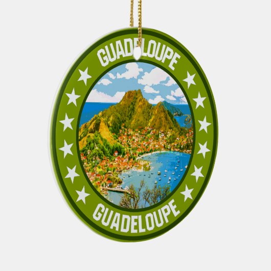 Guadeloupe Keramisch Ornament (Rechts)