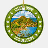 Guadeloupe Keramisch Ornament (Achterkant)